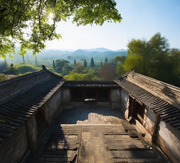 牛记庵，历史遗迹之旅，古刹风韵全景解析