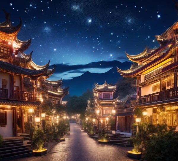 夜游定南，发现城市星光下的璀璨魅力