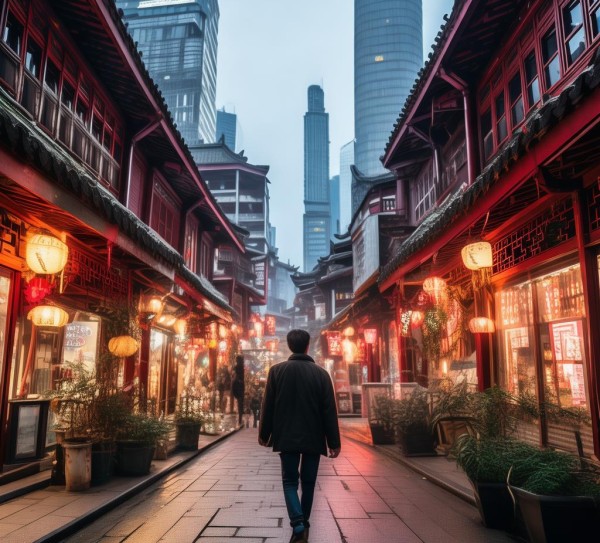 朝区漫步，都市繁华之旅